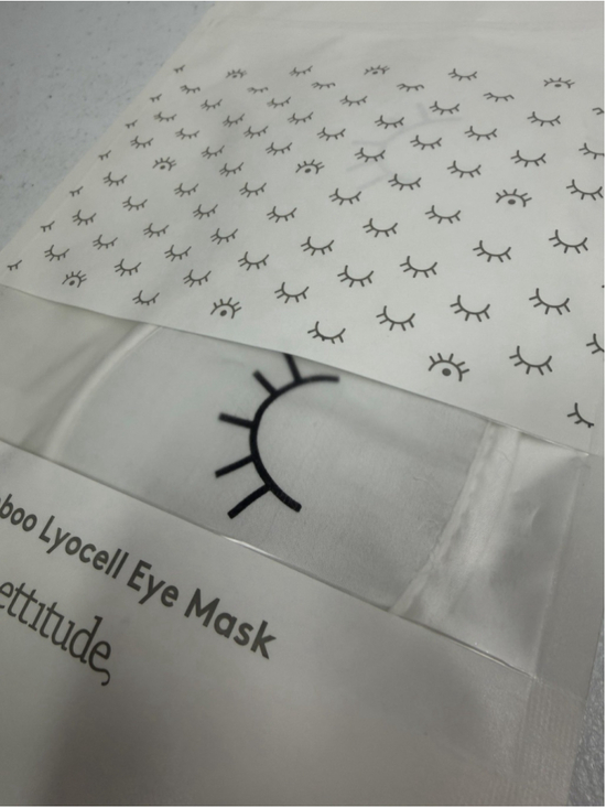 Ettitude Accessories - Ettitude 100% Organic Bamboo Lyocell Eye Mask- Feather White 😴😴 🎭